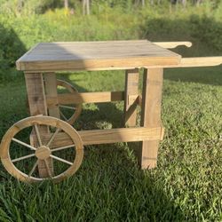 Wooden Candy Cart 