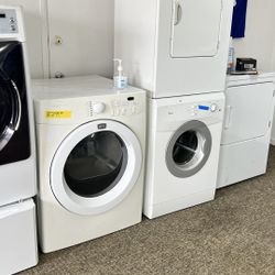 Stackable Washer Dryer Discount Sale $59 Down