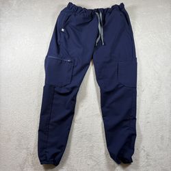 Figs Pants Womens M Blue Zamora Jogger Scrub Technical Collection Medical #3588
