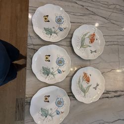 Butterfly Meadow Accent Plates (5)