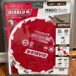DIABLO 10-in. x 12-Teeth PergoBlade Saw Blade for Laminate and Wood Flooring
