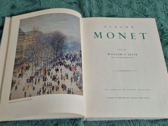 Claude Monet by William C. Seitz 1960 Hardcover Book