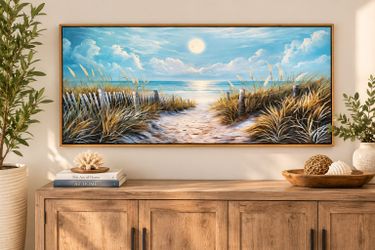 Coastal Framed Canvas Wall Art