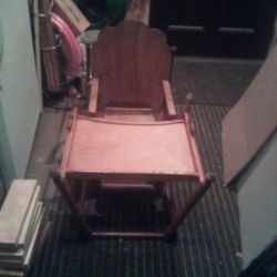 Antique Highchair Potty chair And Stroller