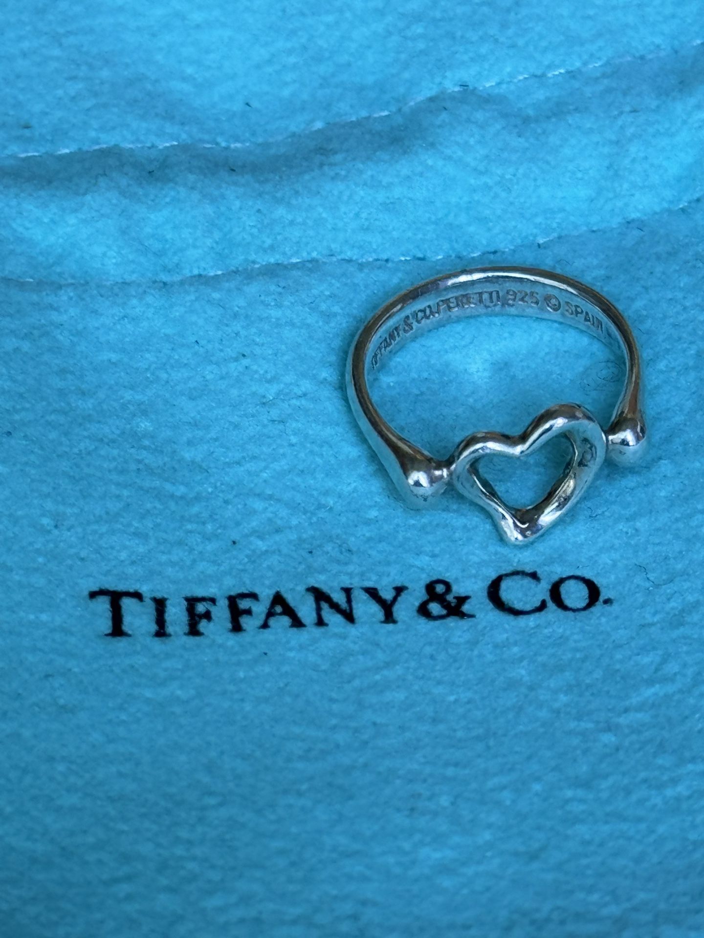 Tiffany Open Heart ring
