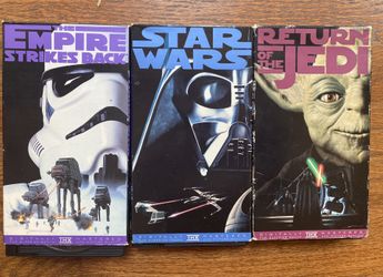 3 Star Wars VHS