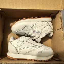 White Reebok Toddler Shoes 