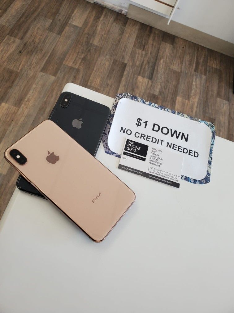 Apple iPhone XS Pay $1 DOWN AVAILABLE NO CREDIT NEEDED Cell phones & Accessories