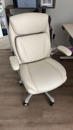 Cream office chair