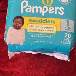 Pampers Diapers  Size 1