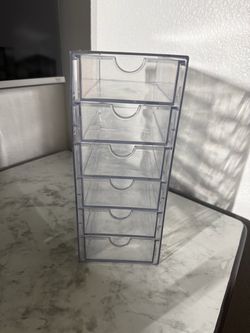Organizer acrylic 6 drawers