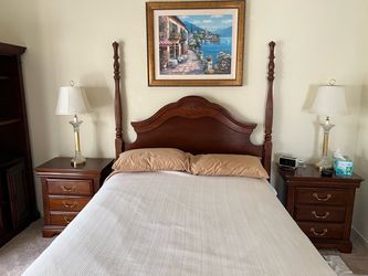 Wood Bedroom set