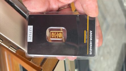 Argor-Heraeus 1g Gold Bar Sealed