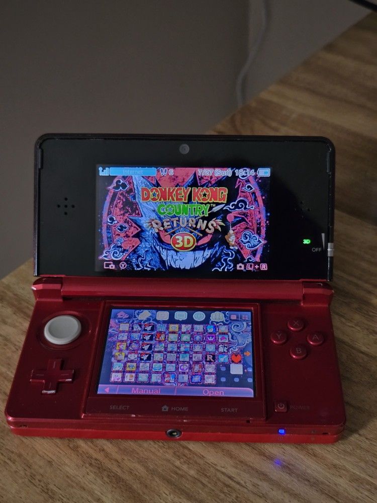 Homebrew 3ds W/charger Trading For 3ds Xl Or Offer
