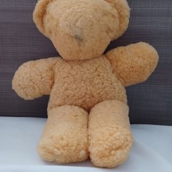 Genuine New Zealand Sheepskin Teddy Bear – Real Wool Plush