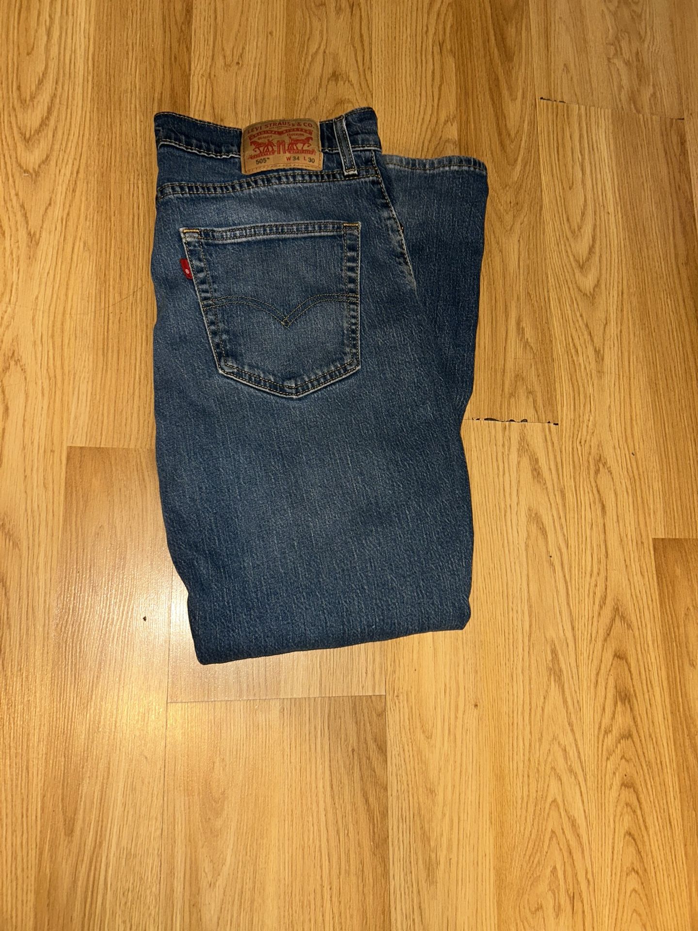 Blue Levi 505 Jeans 34x30