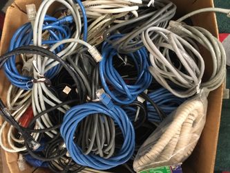 Ethernet cable and phone cable