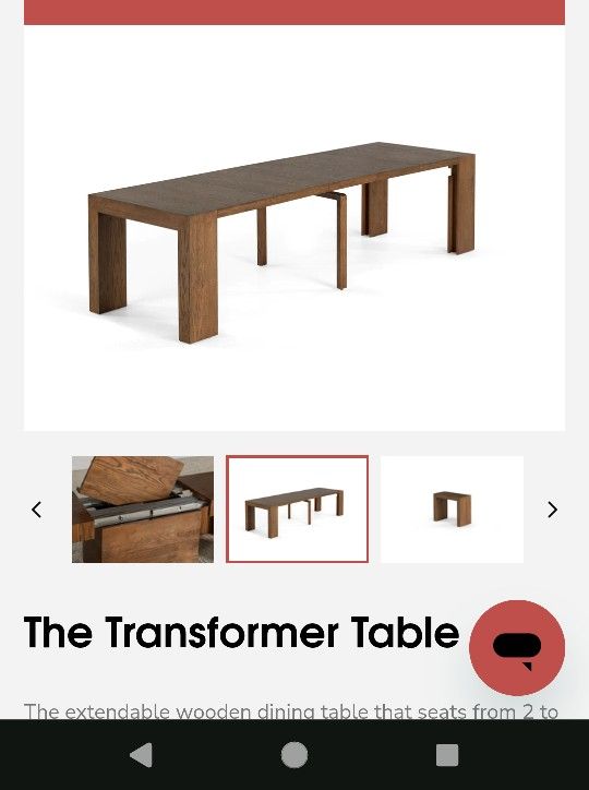 Transformer Table And Coffee Table 