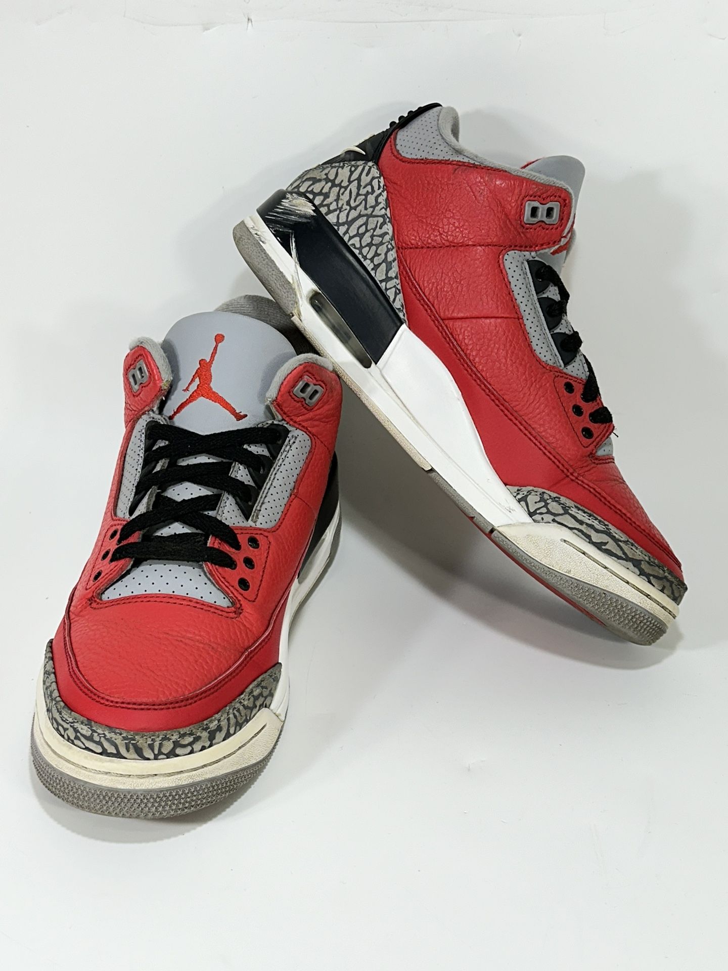 Nike Air Jordan 3 Retro SE Mid Unite OG III Red Cement ~ Size 9 ~