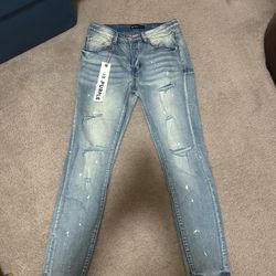 Purple jeans size 32 men
