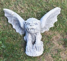 Concrete Gargoyle Garden Statue