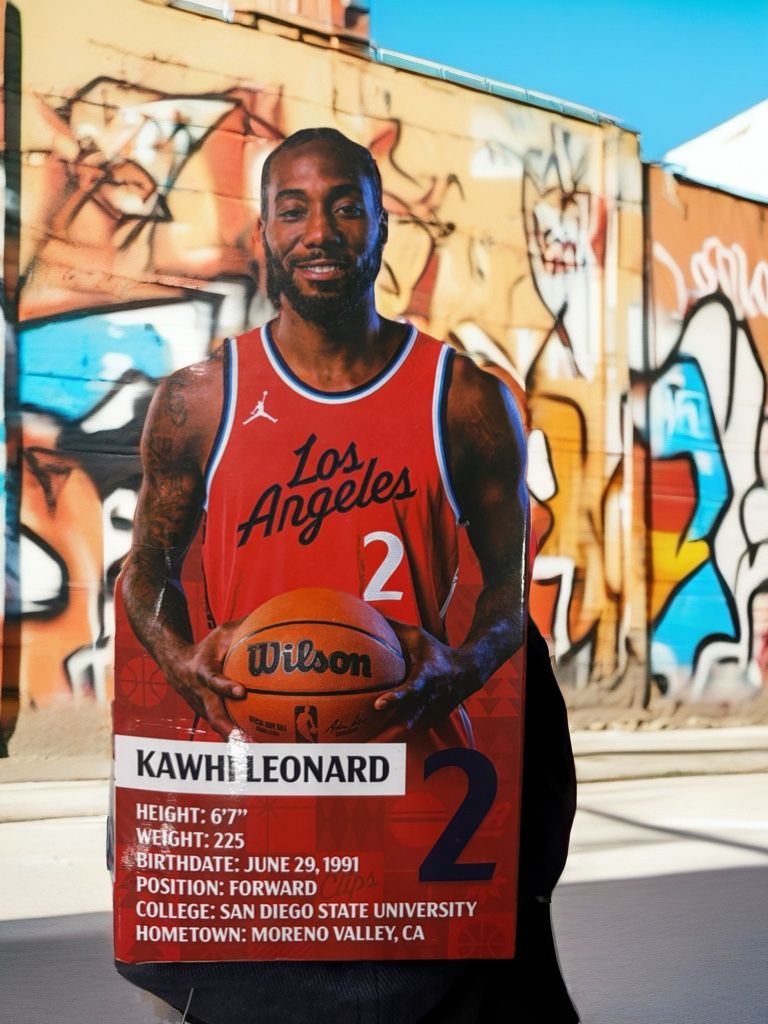 Kawhi Leonard Klaw On The Wall Christmas SGA Bobblehead 12/16/24 Clippers LE