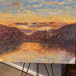 River Watch Vista Painting By Joshua Lance 