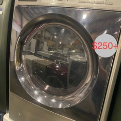 ELECTRIC DRYER DRYERS ON SALE FRONT LOADS WARRANTY ATTACHMENTS DELIVERY