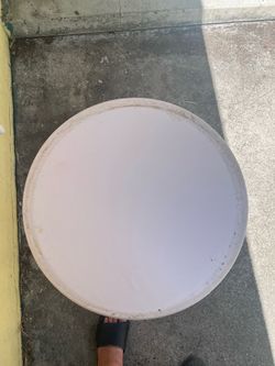 Round small table