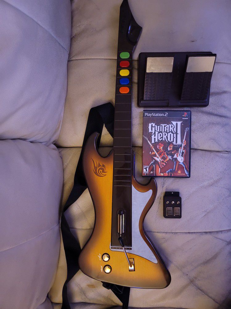 Ps2 Guitar Hero 2 Bundle !!!!