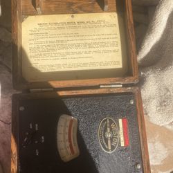 Antique Weston Illumination Meter Model (contact info removed)’s 
