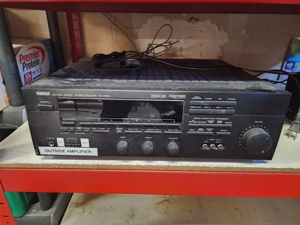 Yamaha RX V590 5.1 265watt Suround Sound Receiver