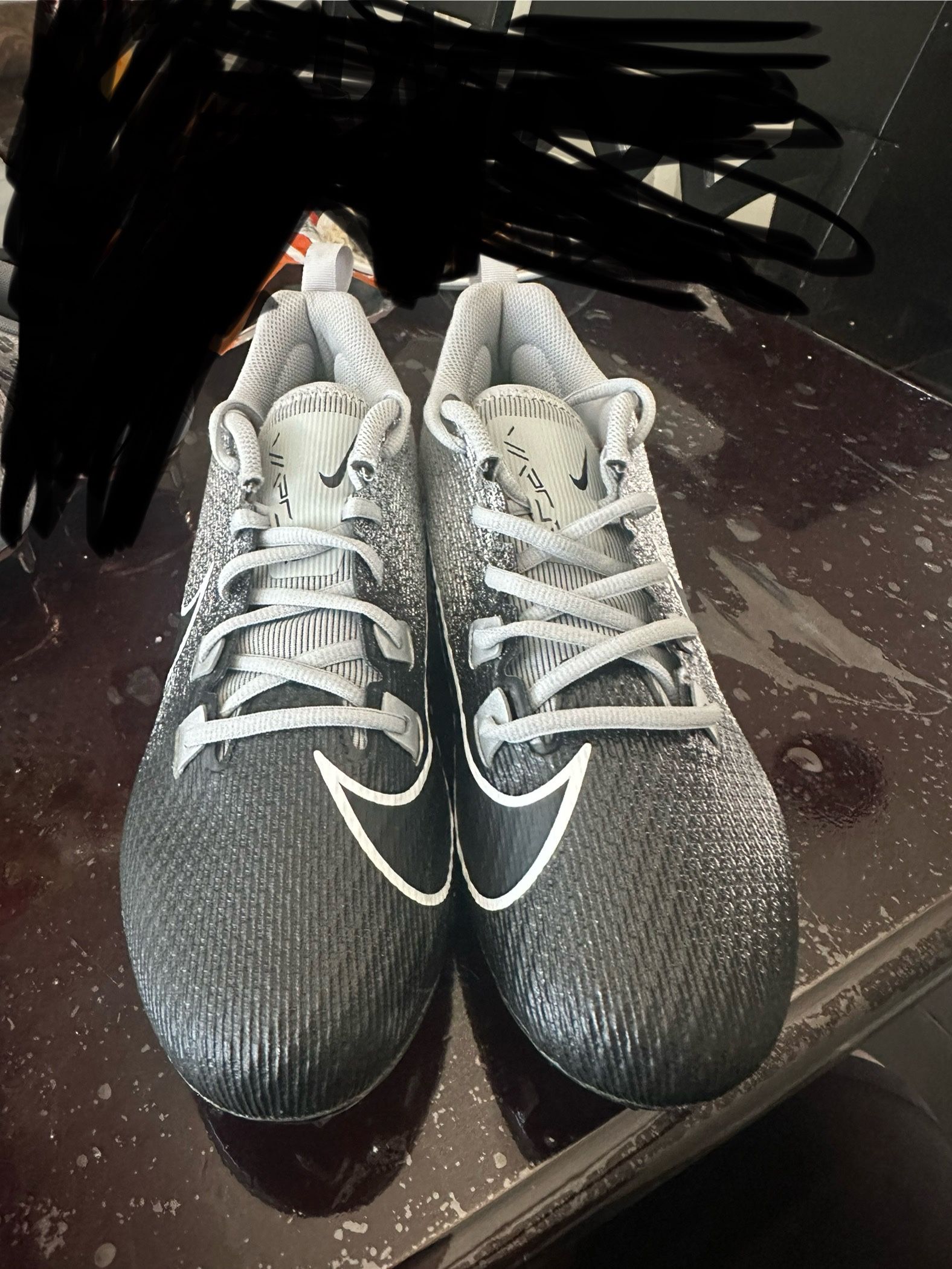 Nike Vapor Elite Football Cleats Black And Gray