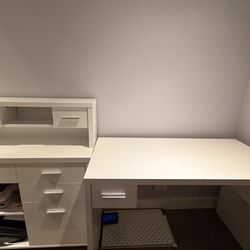 Pre Built Desk and Shelf