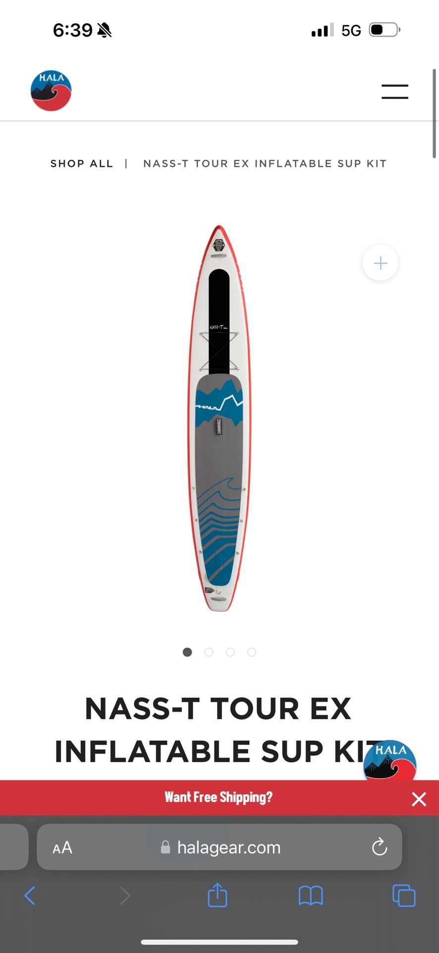 NASS-T PRO PADDLEBOARD CARBON FIBER HALA