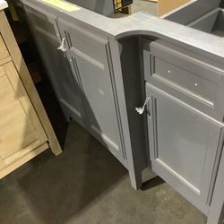 Cahaba Ellis 60 in. Vanity in Dove Gray