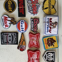 Vintage Embroidered Iron On Patches 70s 80s Hat Jeans Jacket Funny Auto Risqué Humorous 