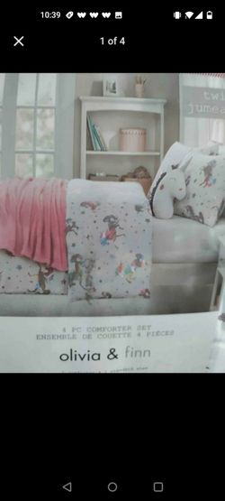 Unicorn comforter set