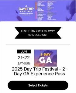 Daytrip VIP tickets