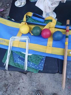 A Outdoor Game And A Shop Vac