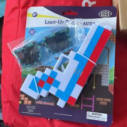 Light Up Pixel Blaster And Matching Sun Glasses 