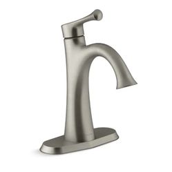 KOHLER Lilyfield Brushed Nickel 4-in Centerset 1-handle Bathroom Faucet