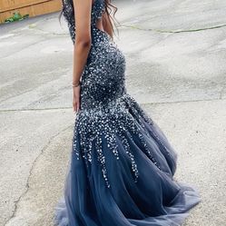 RARE**Beautiful Long Elegant Dress ❤️❤️❤️❤️ Quinceanera**Prom**