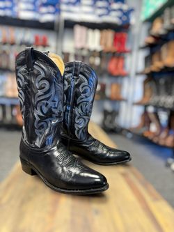 Dan Post Milwaukee Western Boot Black Men's Size 10.5