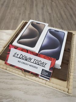 Apple IPhone 15 Pro 5G 128GB / 512GB Unlocked Brand New - $1 Down Today - NO CREDIT Needed