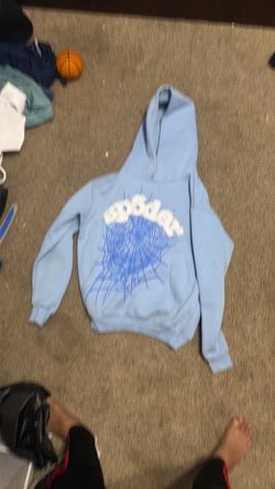 Light blue sp5der hoodie size small
