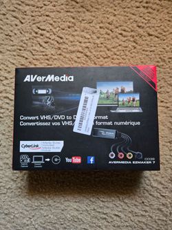 AVerMedia EZMaker 7, USB Video Capture Card , Analog to Digital Recorder, RCA...