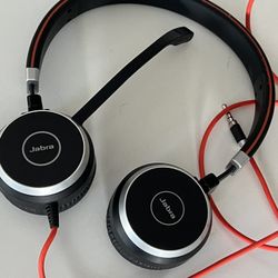 Jabra Evolve 40 Professional Wired Headset, Stereo, MS-Optimized – Telephone Headset for Greater Productivity, Superior Sound for Calls and Music,  