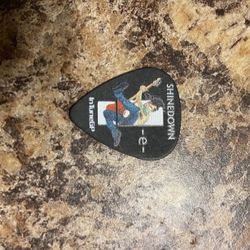 Shinedown Guitar Pick Used On Stage