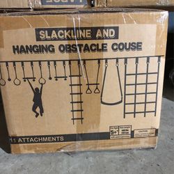 Slack line And Hanging Obstacle Couse